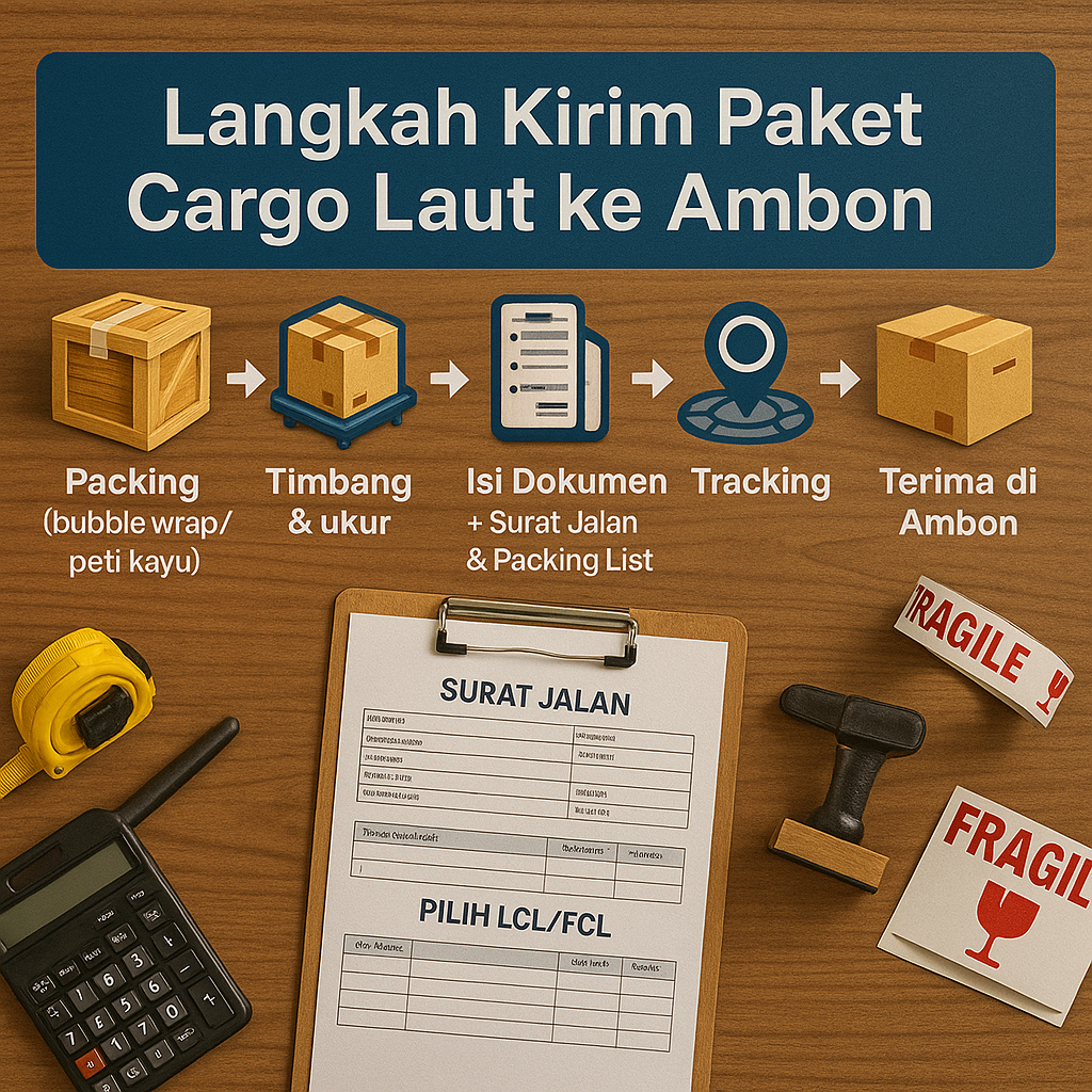 langkah kirim barang